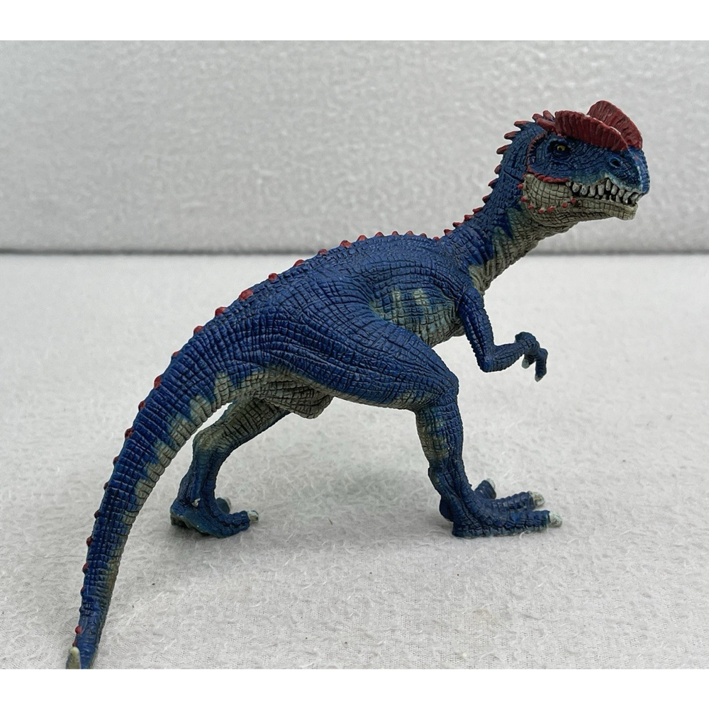 Schleich Dilophosaurus Dinosaur Figure 9” Long Hinged Jaw Realistic Collectors